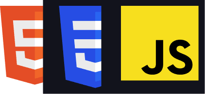 HTML, CSS, JavaScript logo for about section